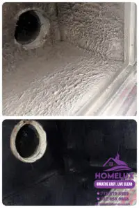 Air duct cleaning Somerset NJ before and after HVAC HomeLux 2